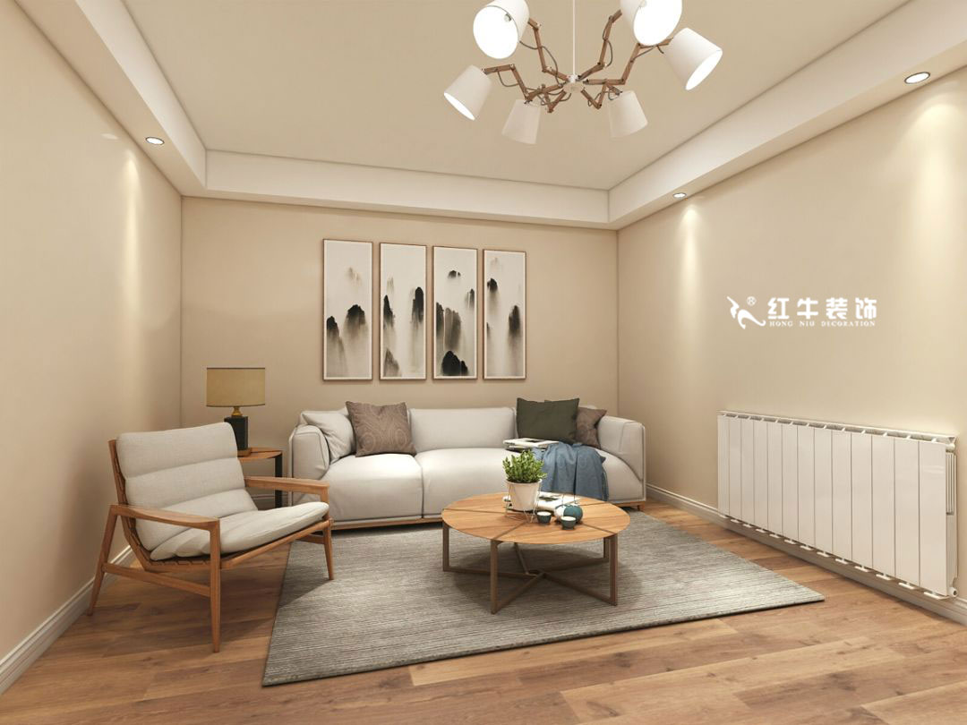 蔣琛_九條巷106㎡現(xiàn)代風(fēng)“養(yǎng)老房”裝修，給設(shè)計(jì)做減法！04客廳+logo