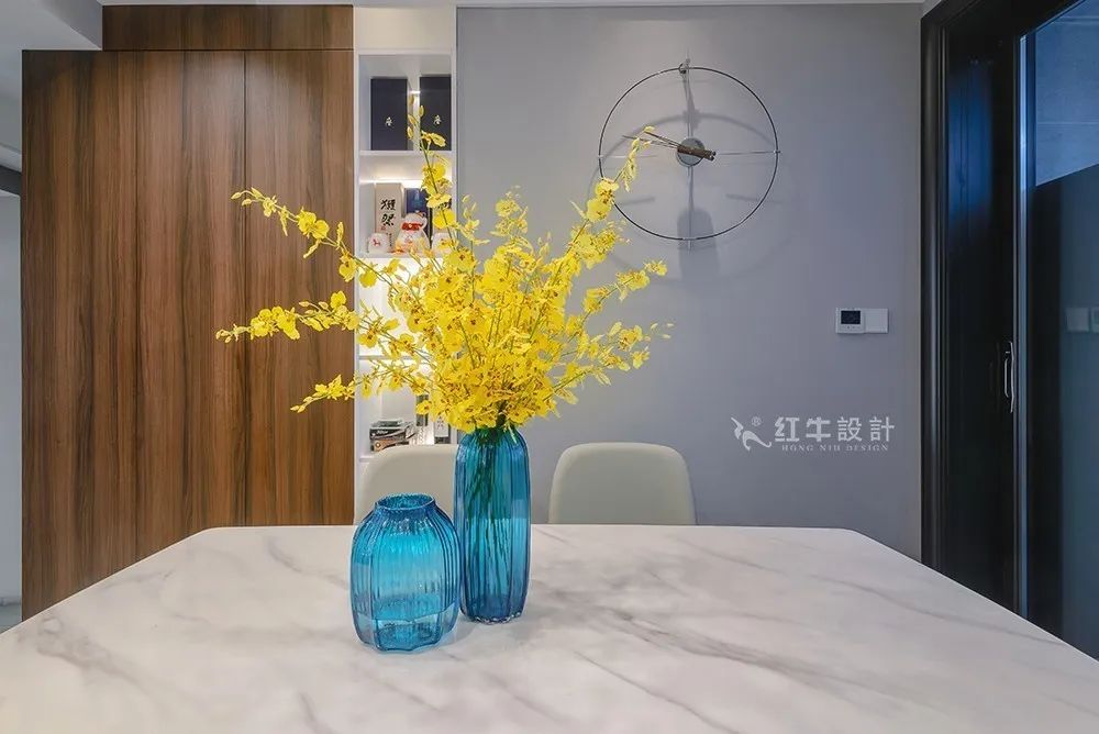 余玮_金鼎湾花园135㎡轻奢风格--老房升级改造,前后对比大变样!11餐厨·改造后