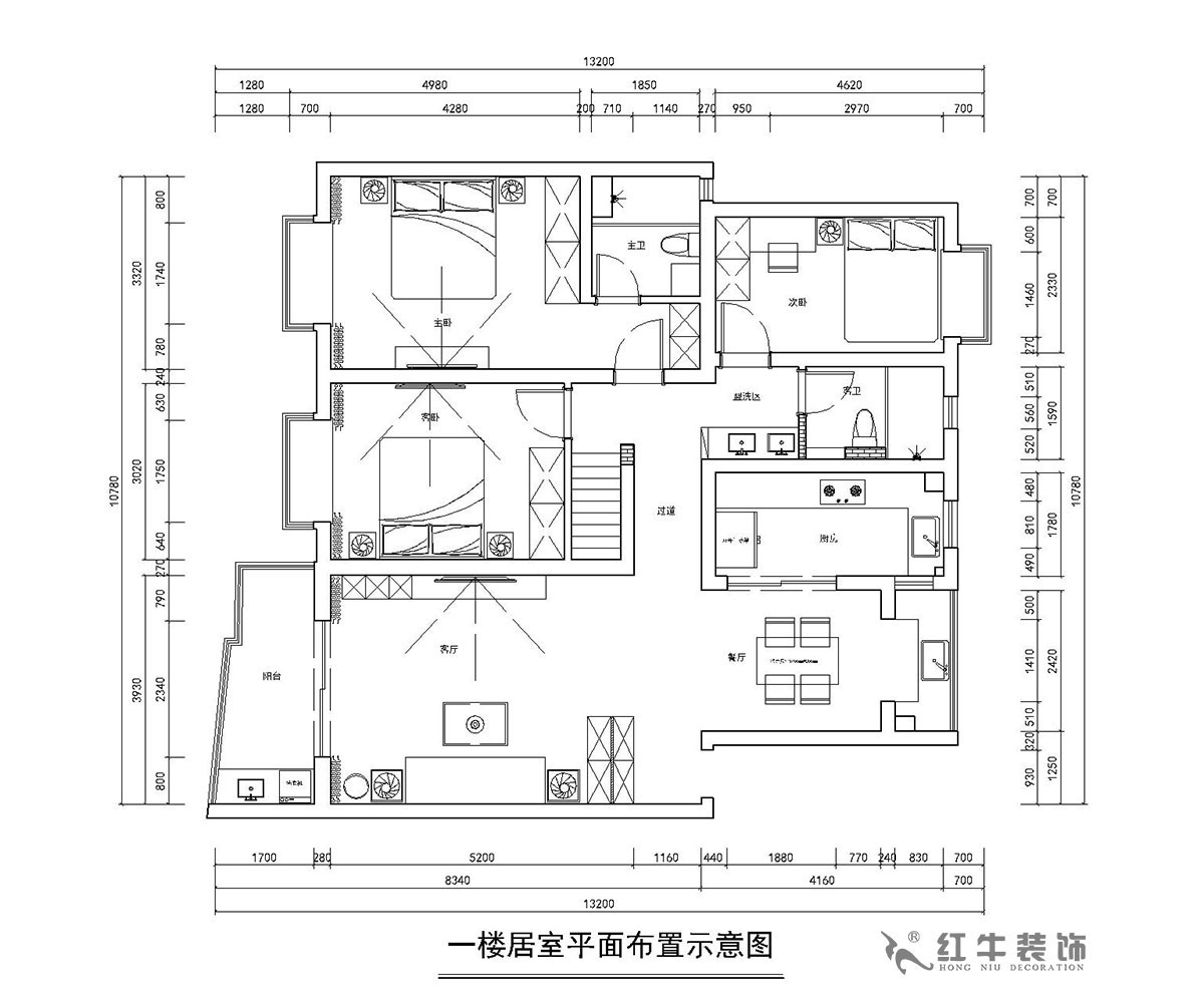 房亮_楓丹白露21-102-125㎡-現(xiàn)代簡(jiǎn)約風(fēng)格_3室2廳2衛(wèi)(老房裝修)_定制家¥214554_全包22萬(wàn)00_02平面布置圖