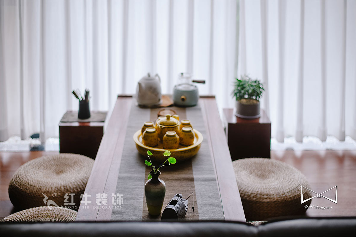 【实景案例】余玮_栖园-200㎡-轻奢风格_4室3厅3卫(新房装修)_全包35万08茶室PHH_4093