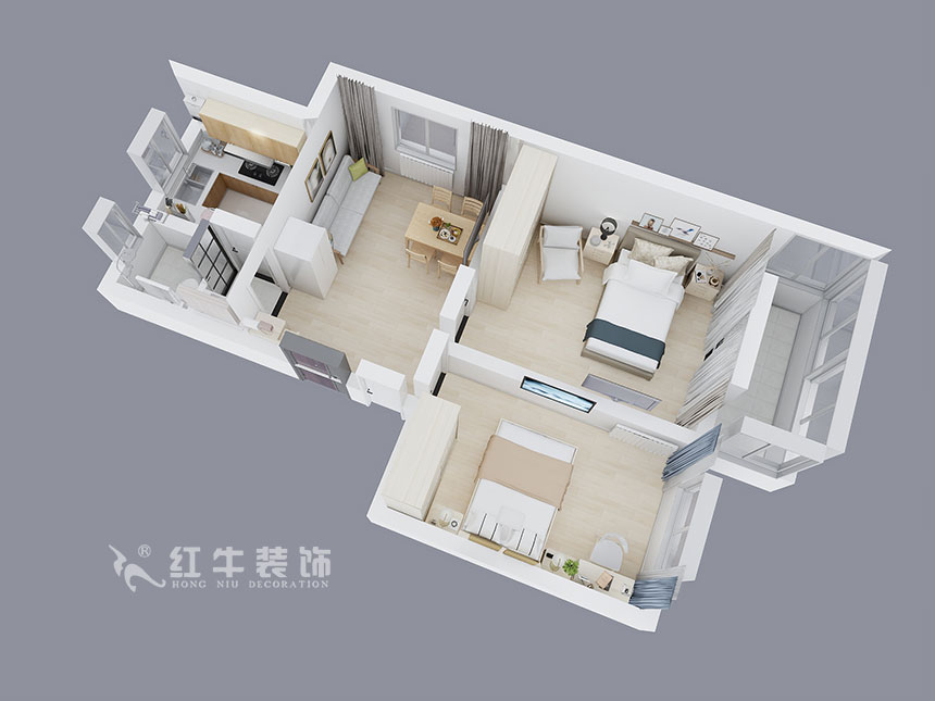 余瑋_新莊53號11-201-93㎡-現代風格_2室2廳1衛(wèi)(舊房改造)_定制家¥110061_全包11