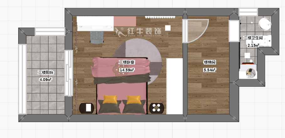 陶陽_金陵名人居1-8號-602-120㎡-現(xiàn)代簡約風格_3室2廳2衛(wèi)(二手房裝修)_定制家¥129560_全包13萬00_06彩平圖二樓