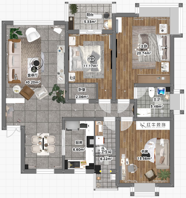 吳波|仁恒翠竹園33-504-138㎡-現(xiàn)代風(fēng)格|3室2廳2衛(wèi)|新房裝修|定制家¥155631|全包15