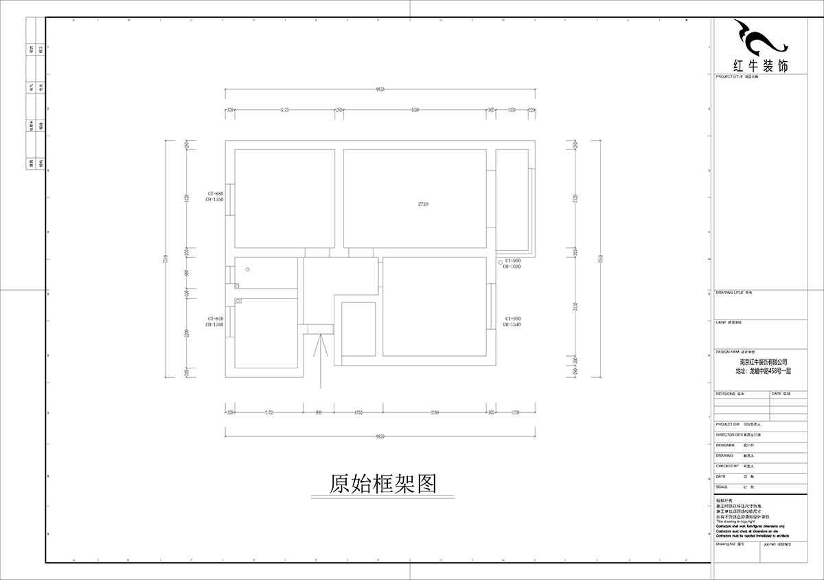 孟憲濤|峨嵋?guī)X12號(hào)5-403-64㎡-現(xiàn)代簡約風(fēng)格|3室1廳1衛(wèi)|新房裝修|定制家¥88600|全包10萬|00_01原始框架圖