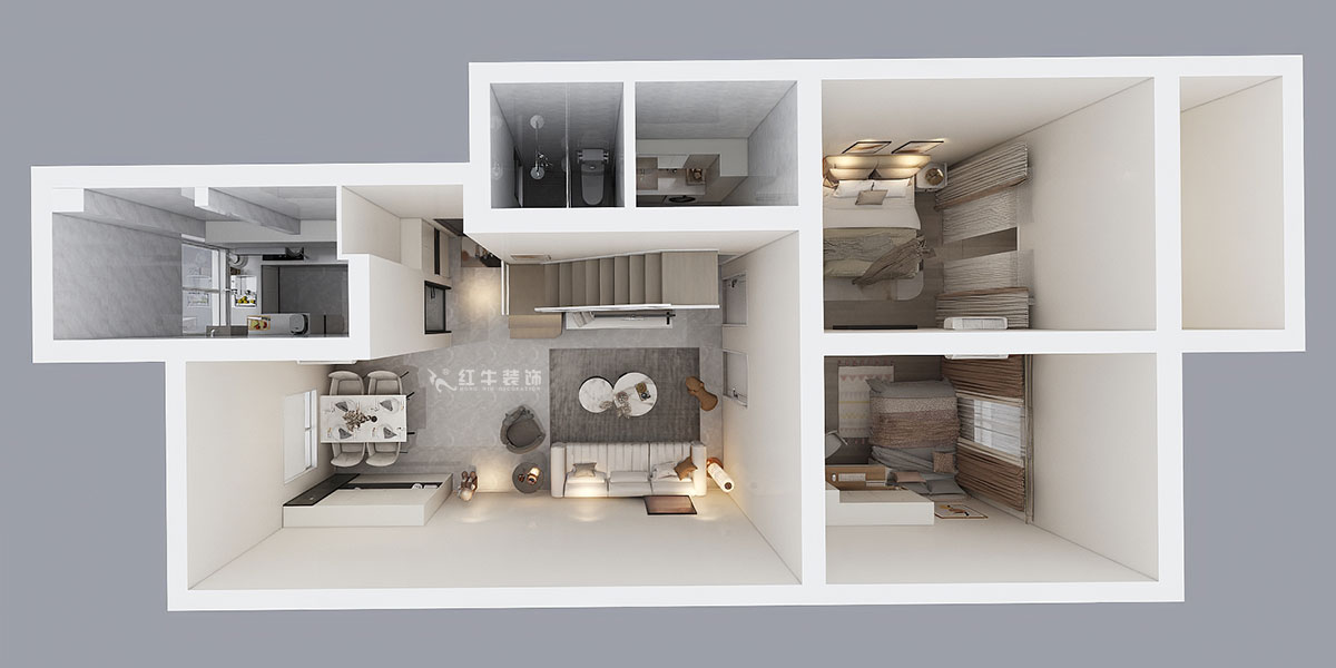 賈庭|都市山莊5-702-122㎡-現(xiàn)代風格|3室2廳1廚1衛(wèi)|老房裝修|定制家|全包11