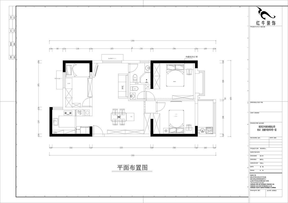 孟憲濤|觀泓雅苑A區(qū)6-2101-115㎡-法式南洋復(fù)古風格|3室1廳2衛(wèi)|新房裝修|定制家|全包16萬|00_02平面布置圖