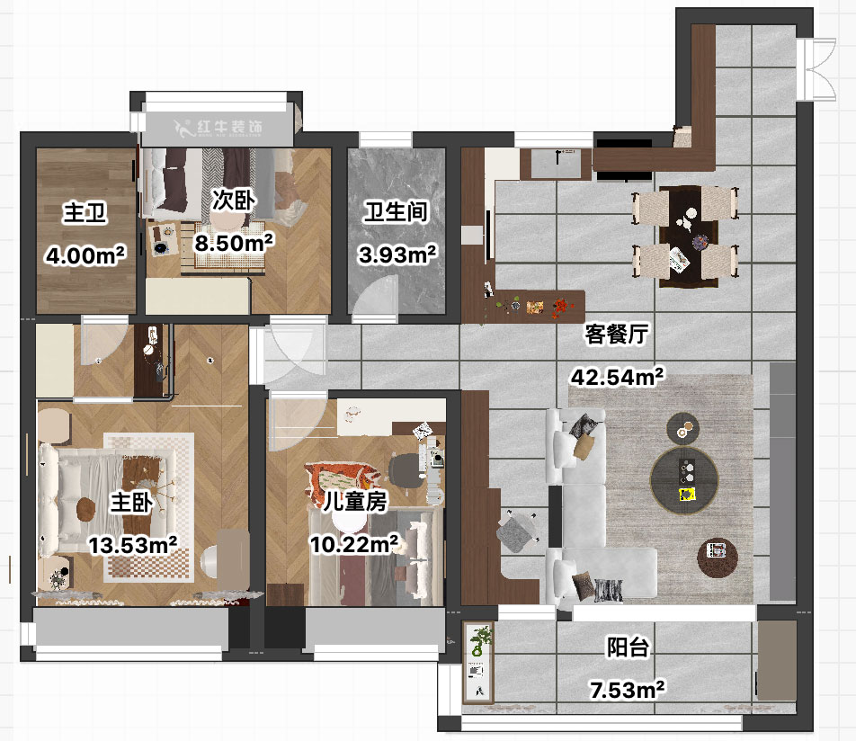 賈庭|中海南山印1-2004-120㎡-法式復古風格|3室2廳1廚2衛(wèi)|精裝修改造|定制家|全包9
