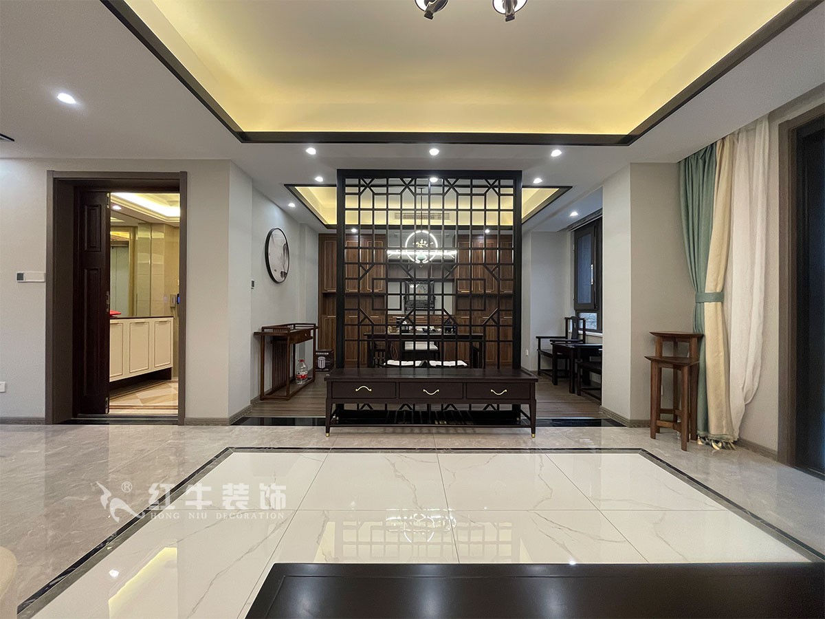 實景案例｜南京明發(fā)香山郡140㎡新中式風格裝修，東方美學拿捏