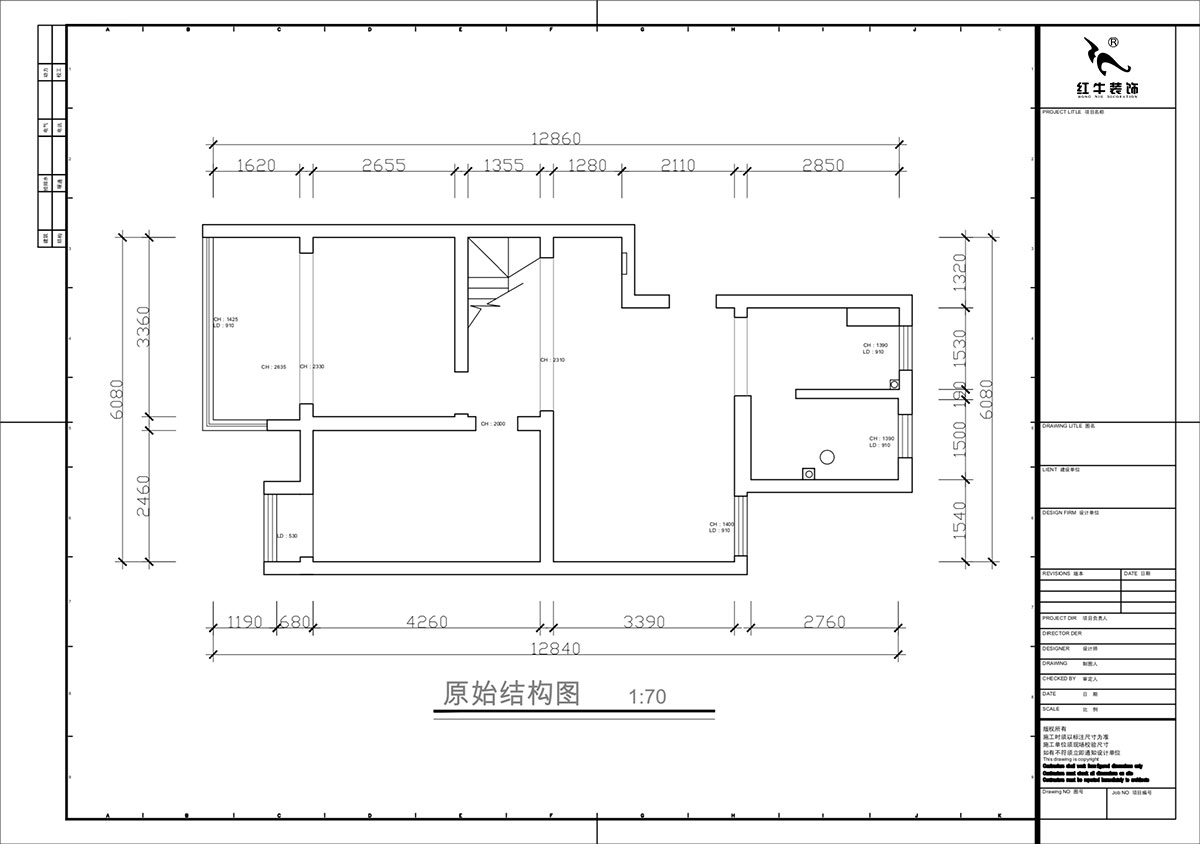 蔣?。鼕W體新城翠杉園15-507-(72+40)㎡-中古風(fēng)｜復(fù)式｜2室1廳1衛(wèi)+閣樓｜老房裝修｜定制家｜全包12萬(wàn)｜00_01原始結(jié)構(gòu)圖