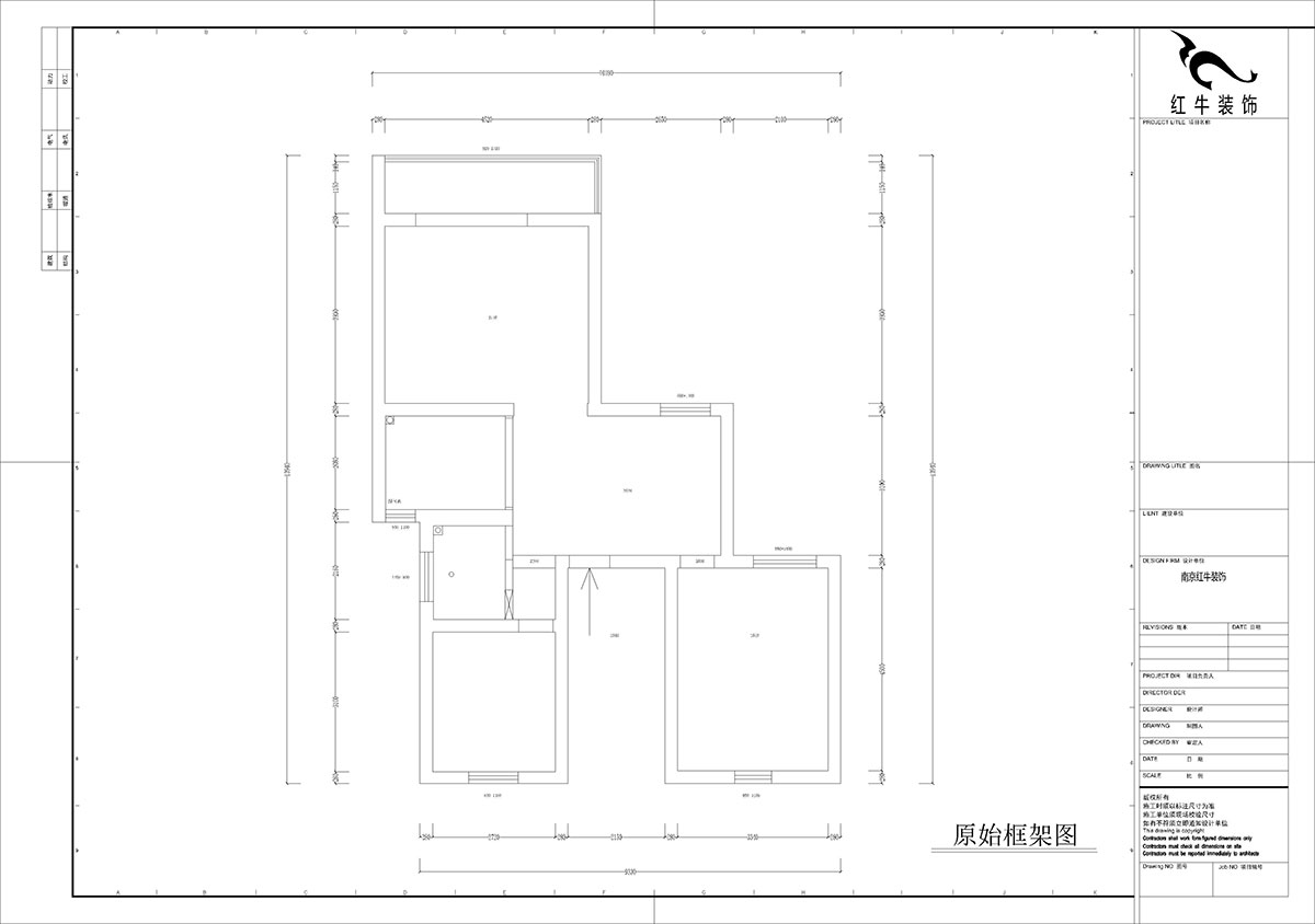 孟憲濤|三牌樓大街24號301室-100㎡-現(xiàn)代簡約風(fēng)格|2室2廳1衛(wèi)1廚1陽臺|老房裝修|定制家|全包10萬|00_01原始框架圖